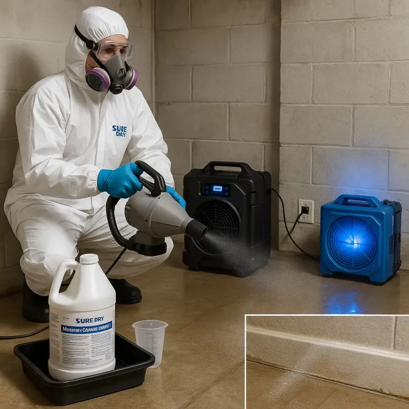 Sanitization and Odor Removal process in Lofall, WA